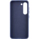 Кожаный чехол Bonbon Leather Metal Style для Samsung Galaxy S23+ Синий / Cosmos blue