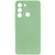 Чохол Silicone Cover Lakshmi Full Camera (AAA) для TECNO Spark 8C, М'ятний / Mint