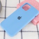 Чехол Silicone Case Full Protective (AA) для Apple iPhone 11 (6.1") Голубой / Cornflower