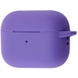 Силіконовий футляр New з карабіном для навушників Airpods Pro 2, Фіолетовий / Violet