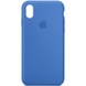 Чохол Silicone Case Full Protective (AA) для Apple iPhone XS Max (6.5 "), Синій / Capri Blue