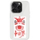 TPU+PC чехол Ink Show для Apple iPhone 14 Pro (6.1") White