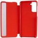 Чохол-книжка Smart View Cover для Samsung Galaxy S21, Червоний / Світле віконце