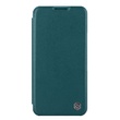 Шкіряний чохол (книжка) Nillkin Qin Pro Plain Camshield для Apple iPhone 14 Plus (6.7"), Зелений
