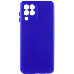 Чехол Silicone Cover Lakshmi Full Camera (AA) для Samsung Galaxy A12 Синий / Iris