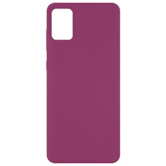 Чехол Silicone Cover Full without Logo (A) для Samsung Galaxy M51 Бордовый / Marsala