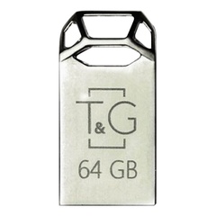 Флеш-драйв USB Flash Drive T&G 110 Metal Series 64GB Серебряный