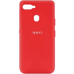 Чехол Silicone Cover My Color Full Protective (A) для Oppo A5s / Oppo A12 Красный / Red