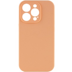 Чехол Silicone Case Full Camera Protective (AA) NO LOGO для Apple iPhone 15 Pro (6.1") Оранжевый / Cantaloupe