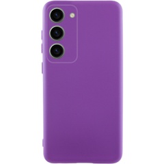 Чехол Silicone Cover Lakshmi Full Camera (AA) для Samsung Galaxy S24 FE Фиолетовый / Purple