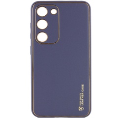Шкіряний чохол Xshield для Samsung Galaxy S23, Сірий / Lavender Gray