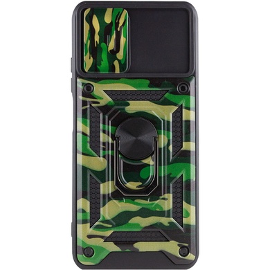 Удароміцний чохол Camshield Serge Ring Camo для Xiaomi Redmi Note 10 / Note 10s / Poco M5s, Зелений / Army green