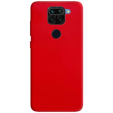 Силиконовый чехол Candy для Xiaomi Redmi Note 9 / Redmi 10X Красный