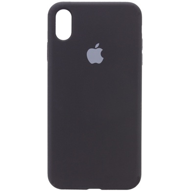 Чохол Silicone Case Full Protective (AA) для Apple iPhone XS Max (6.5 "), Чорний / Black