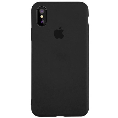 Чехол Silicone Case Full Protective (AA) для Apple iPhone XS Max (6.5") Черный / Black