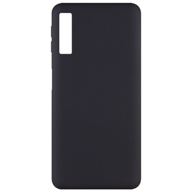 Чехол Silicone Cover Full without Logo (A) для Samsung A750 Galaxy A7 (2018) Черный / Black