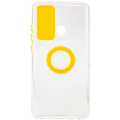 Чохол Camshield ColorRing TPU зі шторкою для камери для Oppo A15s / A15, Жовтий