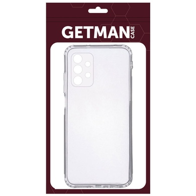 TPU чохол GETMAN Clear 1,0 mm для Samsung Galaxy A13 4G, Безбарвний (прозорий)