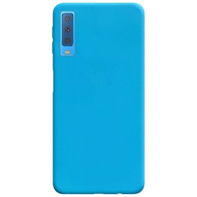 Cиліконовий чохол Candy для Samsung A750 Galaxy A7 (2018), Блакитний