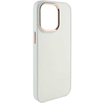 TPU чехол Bonbon Metal Style для Apple iPhone 13 Pro (6.1") Белый / White