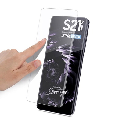 Захисне 3D скло Mocolo з УФ лампою для Samsung Galaxy S21 Ultra, Прозрачный