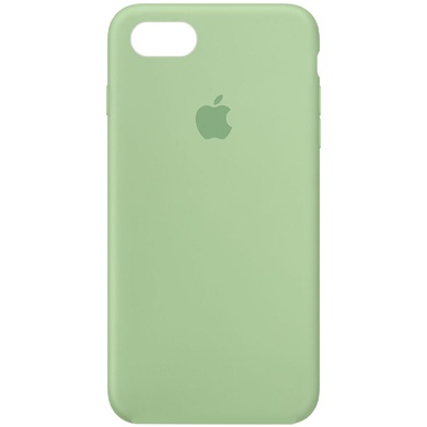 Чохол Silicone Case Full Protective (AA) для Apple iPhone SE (2020), Зелений / Pistachio