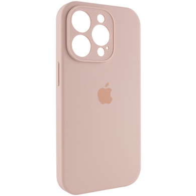 Чехол Silicone Case Full Camera Protective (AA) для Apple iPhone 14 Pro Max (6.7") Розовый / Pink Sand