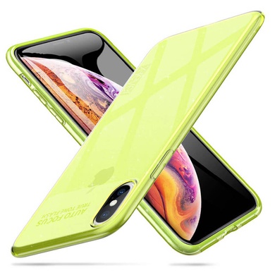 TPU чехол X-Level Rainbow Series для Apple iPhone X / XS (5.8") Зеленый