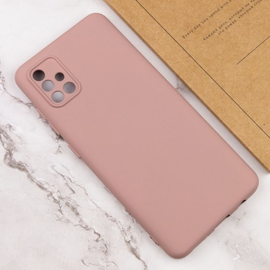Чехол Silicone Cover Lakshmi Full Camera (A) для Samsung Galaxy A51 Розовый / Pink Sand