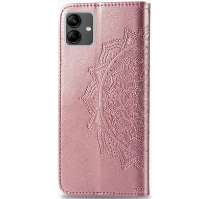 Кожаный чехол (книжка) Art Case с визитницей для Samsung Galaxy A04 Розовый