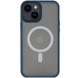 TPU+PC чохол Metal Buttons with MagSafe для Apple iPhone 14 (6.1"), Синій