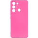 Чохол Silicone Cover Lakshmi Full Camera (AAA) для TECNO Spark 8C, Рожевий / Barbie pink