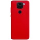 Силиконовый чехол Candy для Xiaomi Redmi Note 9 / Redmi 10X Красный