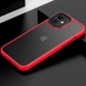 TPU+PC чохол Metal Buttons для Apple iPhone 11 (6.1"), Червоний