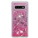 TPU чехол Liquid hearts для Samsung Galaxy S10+ Розовый