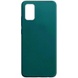 Силиконовый чехол Candy для Samsung Galaxy A02s / M02s Зеленый / Forest green