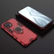 Ударопрочный чехол Transformer Ring for Magnet для Xiaomi Mi 11 Lite Красный / Dante Red