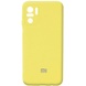 Чохол Silicone Cover Full Camera (AA) для Xiaomi Redmi Note 10 / Note 10s, Жовтий / Yellow