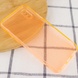 Матовый полупрозрачный TPU чехол с защитой камеры для Apple iPhone X / XS (5.8") Оранжевый / Orange