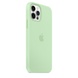 Чехол Silicone Case Full Protective (AA) для Apple iPhone 14 Pro (6.1") Зеленый / Pistachio
