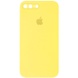 Чохол Silicone Case Square Full Camera Protective (AA) для Apple iPhone 7 plus / 8 plus (5.5 "), Жовтий / Yellow