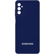 Чехол Silicone Cover Full Camera (AA) для Samsung Galaxy A04s Темно-синий / Midnight blue