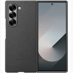 Кожаный чехол Leather Case (AAA) для Samsung Galaxy Z Fold6 Gray