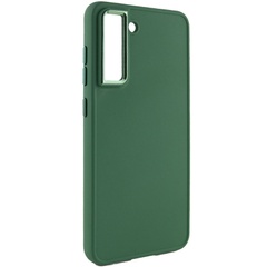 TPU чехол Bonbon Metal Style для Samsung Galaxy S24 Зеленый / Army green