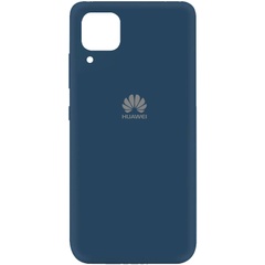 Чехол Silicone Cover My Color Full Protective (A) для Huawei P40 Lite Синий / Navy blue