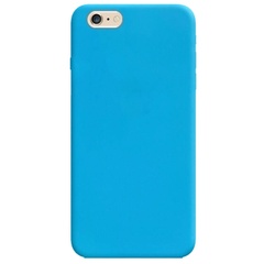 Силиконовый чехол Candy для Apple iPhone 6/6s (4.7") Голубой