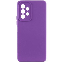 Чехол Silicone Cover Lakshmi Full Camera (A) для Samsung Galaxy A13 4G Фиолетовый / Purple