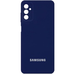 Чехол Silicone Cover Full Camera (AA) для Samsung Galaxy A04s Темно-синий / Midnight blue