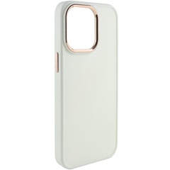 TPU чехол Bonbon Metal Style для Apple iPhone 14 Pro (6.1") Белый / White