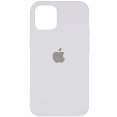 Чехол Silicone Case Full Protective (AA) для Apple iPhone 12 Pro / 12 (6.1") Белый / White